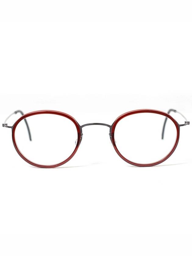 5805 PU14 K258 deep red glasses frame - LINDBERG - BALAAN 2