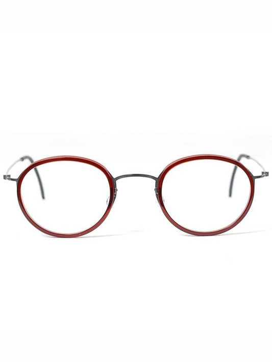 5805 PU14 K258 deep red glasses frame - LINDBERG - BALAAN 2