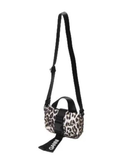 Leopard Print Tech Mini Cross Bag - GANNI - BALAAN 2