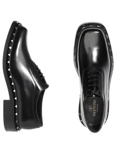 Calfskin Rockstud derby loafers - VALENTINO - BALAAN 1