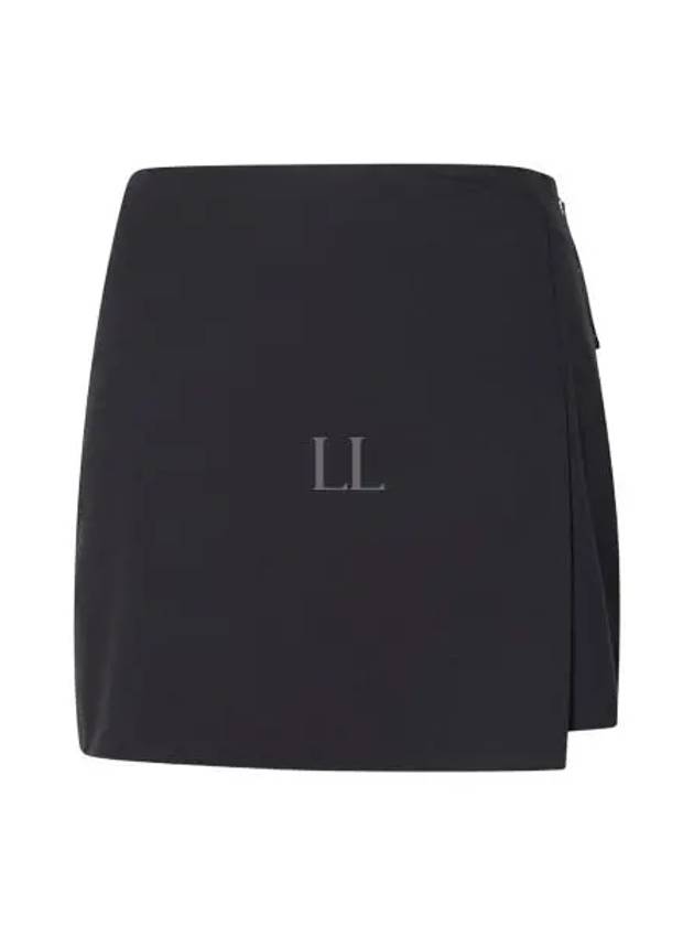 High waist layered effect shorts black - MONCLER - BALAAN 2