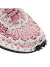 Crochet Low Top Sneakers Pink - VALENTINO - BALAAN 10