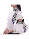 House Check Silk Scarf Beige - BURBERRY - BALAAN 3