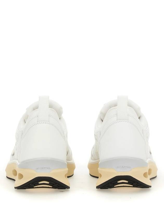 V Logo Low Top Sneakers White - VALENTINO - BALAAN 5