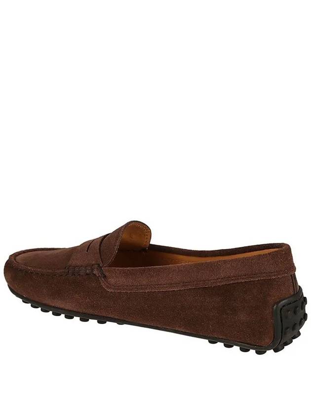 Gommino Suede Driving Shoes Brown - TOD'S - BALAAN 4