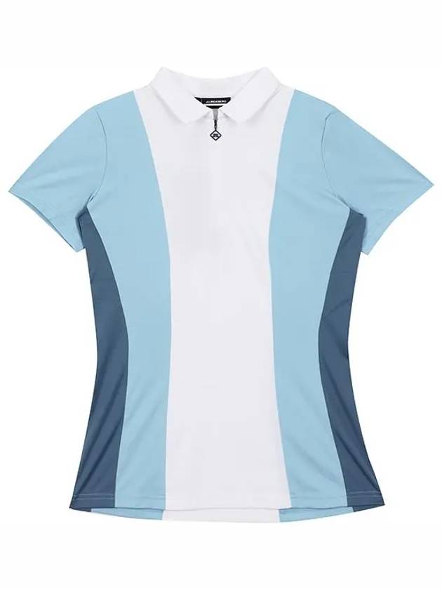 Women's Evelina Golf Polo Shirt Blue - J.LINDEBERG - BALAAN 3