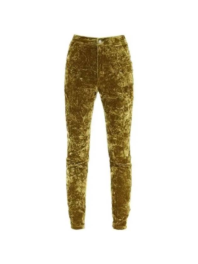 Velvet Straight Pants Absinthe - SAINT LAURENT - BALAAN 2