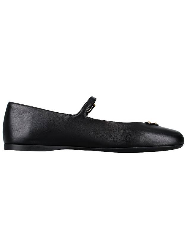 Nappa Leather Ballerinas Shoes Black - PRADA - BALAAN 5