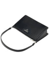 Brushed Leather Mini Bag Black - PRADA - BALAAN 5