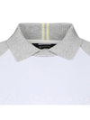 line color combination collar knit hybrid t-shirt TWTRM5244 100 - TAYLORMADE - BALAAN 4