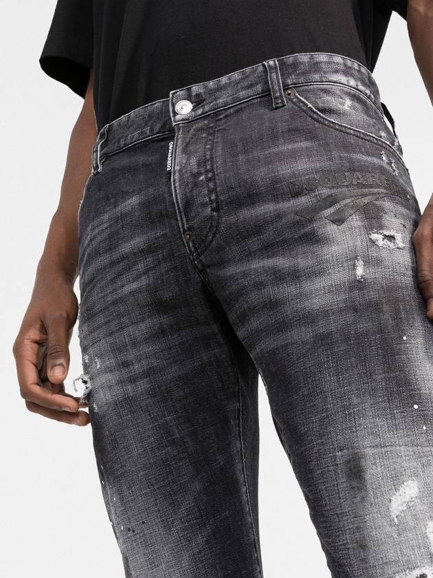 Men's Sexy Twist Jeans Black - DSQUARED2 - BALAAN.