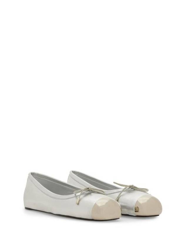 Ballerina Flat Shoes White - ALEXANDER MCQUEEN - BALAAN 3