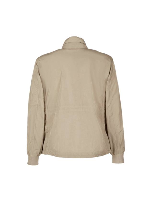 Chrome R Lens Wappen Nylon Zip-up Jacket Beige - CP COMPANY - BALAAN 3