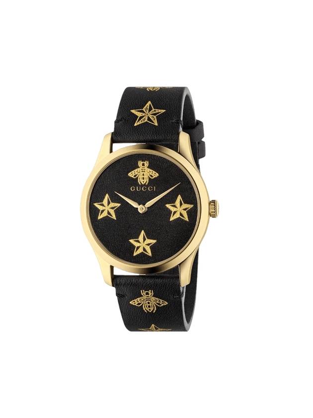 G Timeless Non-Quartz Watch Black - GUCCI - BALAAN 1