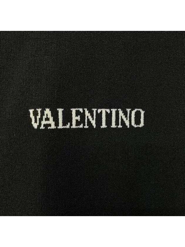 Small Logo Crew Neck Sweatshirt Black - VALENTINO - BALAAN 5