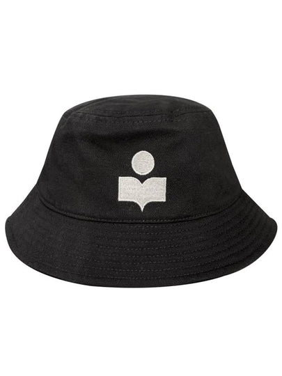 Hailey Embroidered Logo Bucket Hat Black - ISABEL MARANT - BALAAN 2