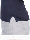 Women's Golf Logo Short Sleeve PK Shirt Navy - HYDROGEN - BALAAN 11