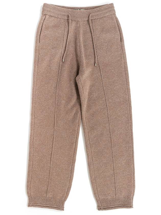 Others Men's Knit Pants Beige - IOEDLE - BALAAN 4