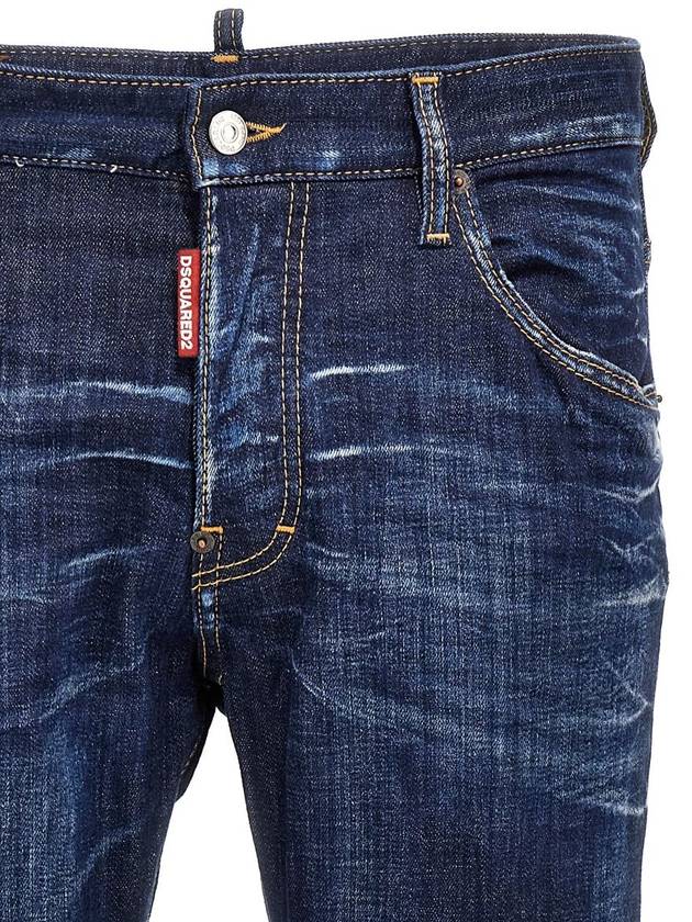 Skater Washed Jeans Blue - DSQUARED2 - BALAAN 4