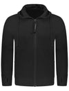 Diagonal Raised Fleece Goggles Hooded Jacket Black - CP COMPANY - BALAAN 2