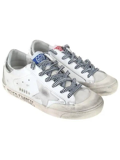 Women's Superstar Penstar Silver Tab Low Top Sneakers White - GOLDEN GOOSE - BALAAN 2