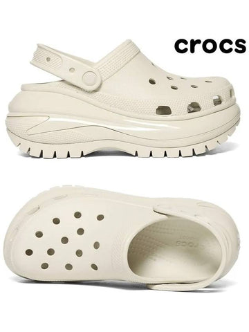 Mega Crush Clog Bone 207988 2Y2 - CROCS - BALAAN 1