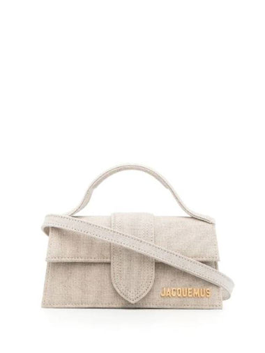 Le Bambino Mini Flap Tote Bag Light Greige - JACQUEMUS - BALAAN 1