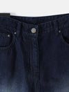 Contrast Indigo Denim Wide Pants Indigo - NOIRER FOR WOMEN - BALAAN 11