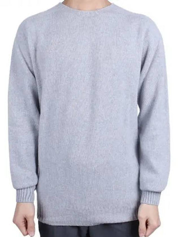 Men s Wool Crew Neck Knit Coyote M3116 7 270311 1119766 - HARLEY OF SCOTLAND - BALAAN 1