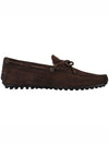 Men's City Gommino Suede Driving Shoes Brown - TOD'S - 5