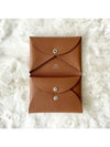 Calvi Duo Card Holder Absong Palladium Hardware Gold H085238CK37 - HERMES - BALAAN 5