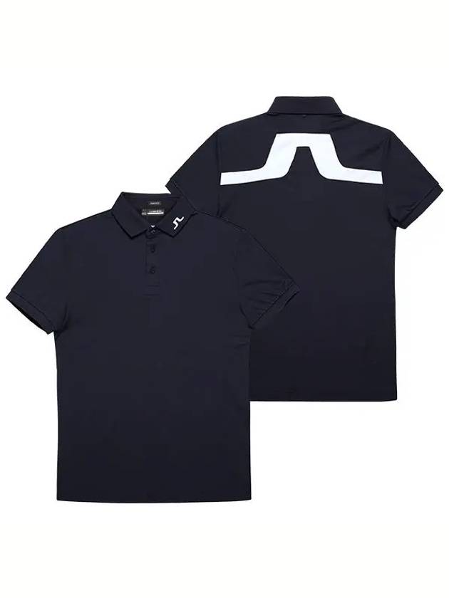 KV logo embroidered polo shirt GMJT09158 - J.LINDEBERG - BALAAN 5