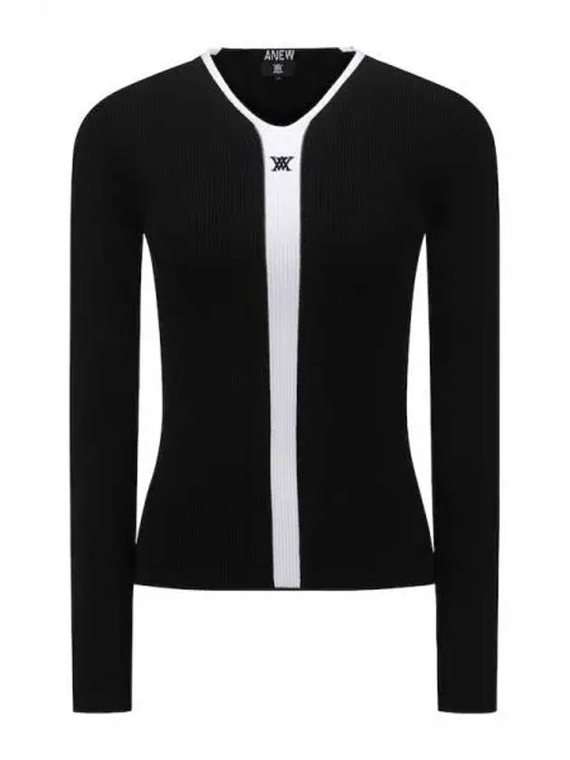 Anew Women s V neck Pullover BK Domestic Product GQCY24020772100 - ANEWGOLF - BALAAN 1