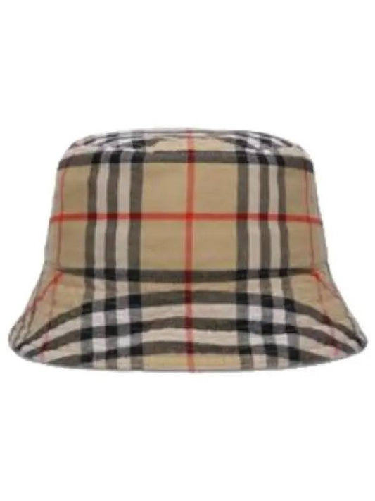 Vintage Check Cotton Bucket Hat Archive Beige - BURBERRY - BALAAN 1