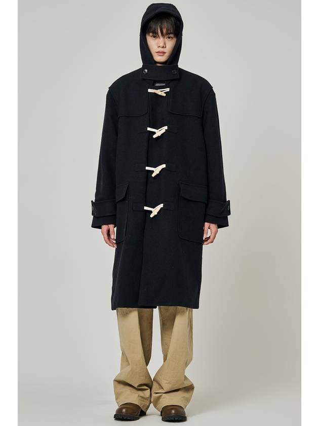 Duffel hooded long coat - TRADCLUB - BALAAN 1