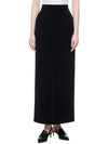 Lemma Long Triacetate A-Line Skirt Black - MAX MARA - BALAAN 2