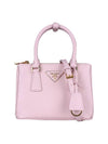 Galleria Saffiano Leather Mini Tote Bag Alabster Pink - PRADA - BALAAN 2