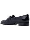 Brushed Leather Loafers Black - PRADA - BALAAN 4