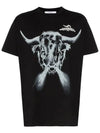 Taurus Print Short Sleeve T-Shirt Black - GIVENCHY - BALAAN 3