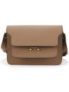 Saffiano Trunk Mini Shoulder Bag Brown - MARNI - BALAAN 6