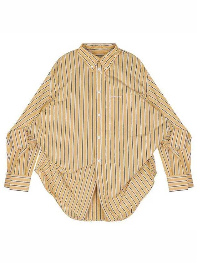 Swing Twist Stripe Shirt Yellow - BALENCIAGA - BALAAN 2