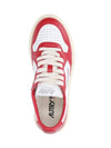 Women's Medalist Bi-Color Low-Top Sneakers Red - AUTRY - BALAAN 6