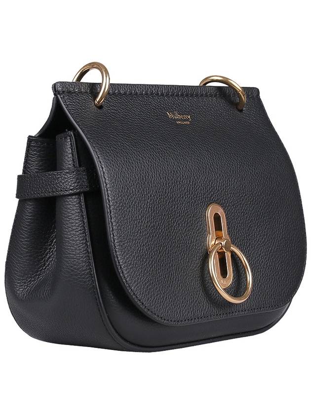 Amberley Classic Satchel Small Grain Shoulder Bag Black - MULBERRY - BALAAN 5