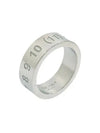 Numerical Logo Engraved Ring Silver - MAISON MARGIELA - BALAAN 3