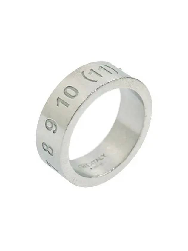 Numerical Logo Engraved Ring Silver - MAISON MARGIELA - BALAAN 3