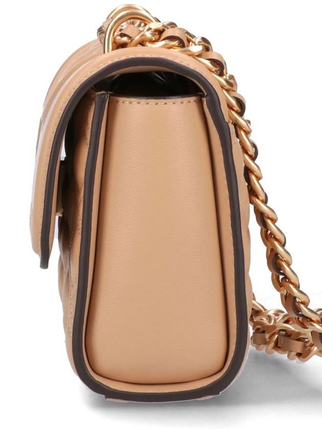 Small Fleming Convertible Shoulder Bag Desert Dune - TORY BURCH - BALAAN 6