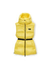 Aloro Belted Down Vest Yellow - DUVETICA - BALAAN 1