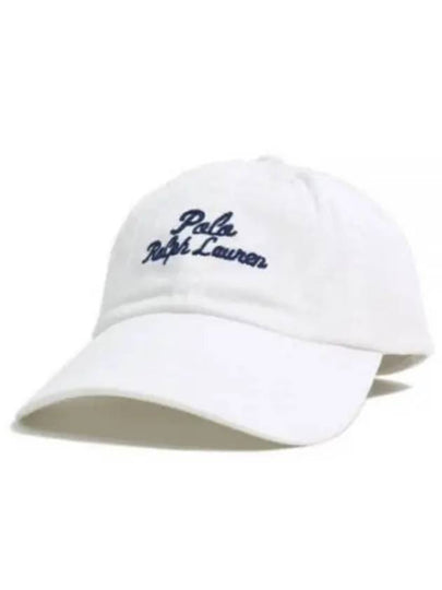 Embroidery Logo Ball Cap White - POLO RALPH LAUREN - BALAAN 2