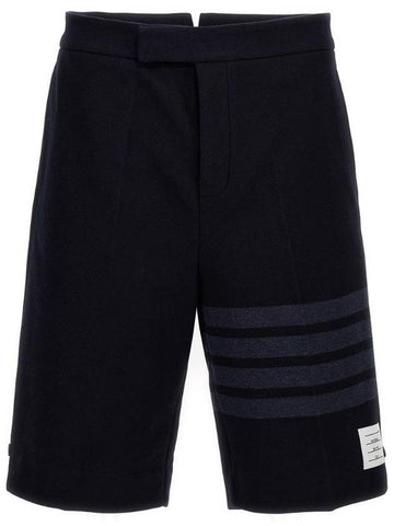 4 Bar Stripe Shorts Navy - THOM BROWNE - BALAAN 1