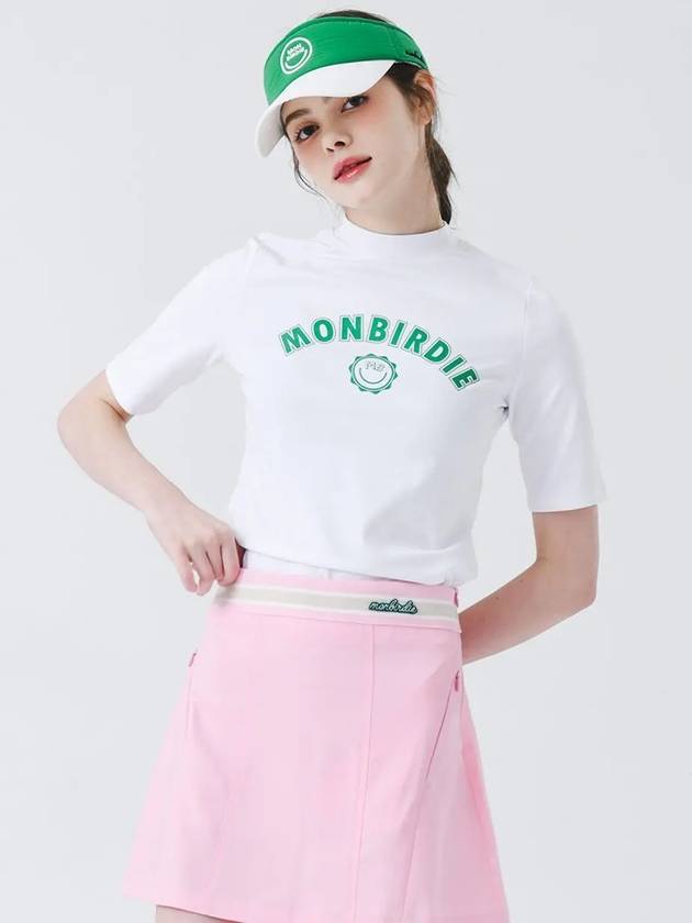 Mongbuddy 5-part slim fit t-shirt WHITE - MONBIRDIE GOLF - BALAAN 3